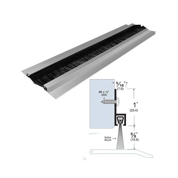 Strybuc Door Sweep Aluminum 48in 19-1352AL-48 - main